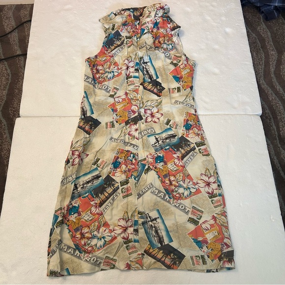 Caribbean Joe island Jamaica st barts montego sleeveless mini print dress - Picture 13 of 13